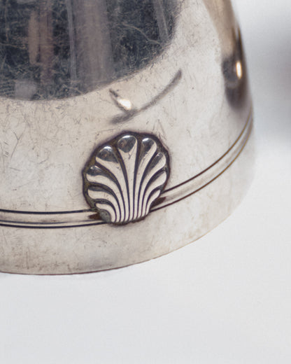 CHRISTOFLE SILVER-PLATED METAL BIRTH GIFT SET