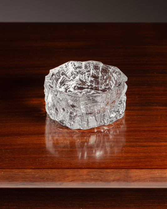 CRYSTAL ASHTRAY/TRINKET DISH, 1970s