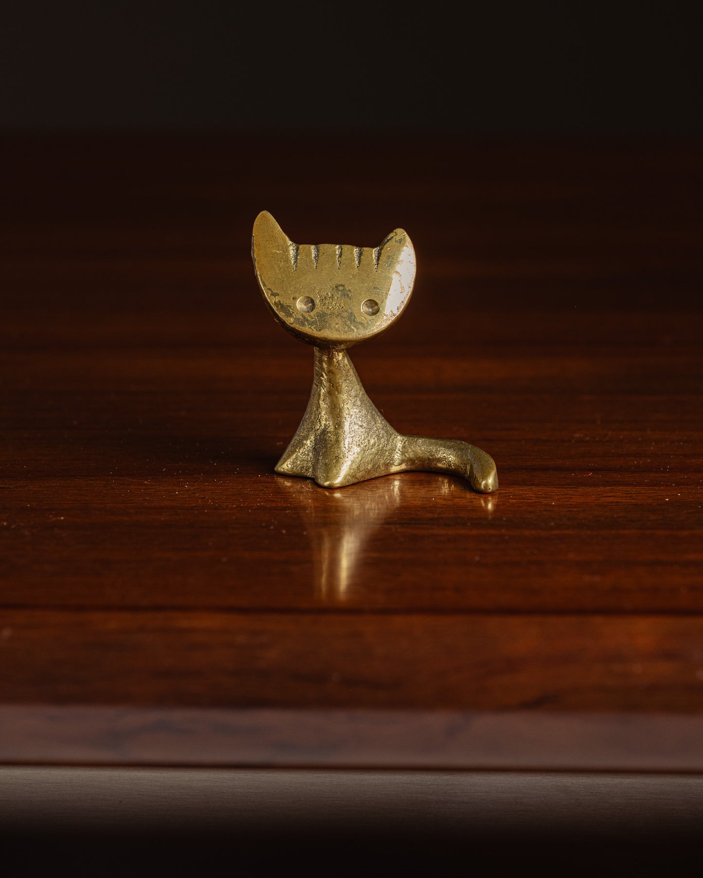 METAL CAT SCULPTURE, WALTER BOSS, 1950s