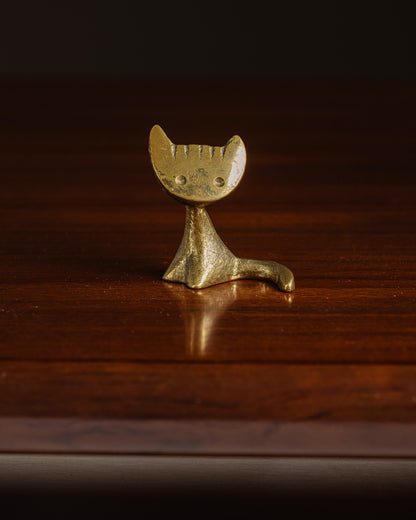 METAL CAT SCULPTURE, WALTER BOSS, 1950s