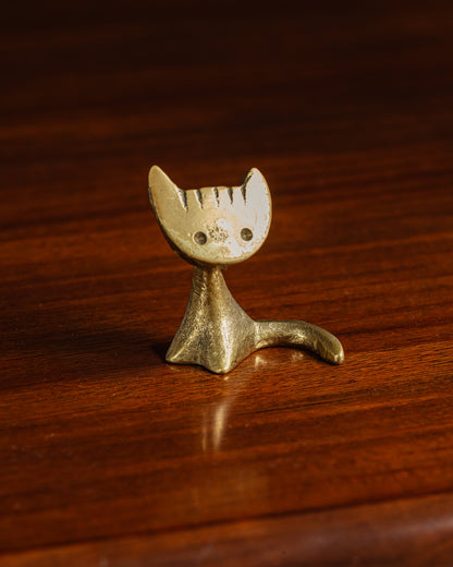 METAL CAT SCULPTURE, WALTER BOSS, 1950s