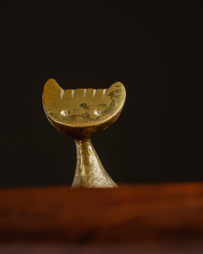 METAL CAT SCULPTURE, WALTER BOSS, 1950s