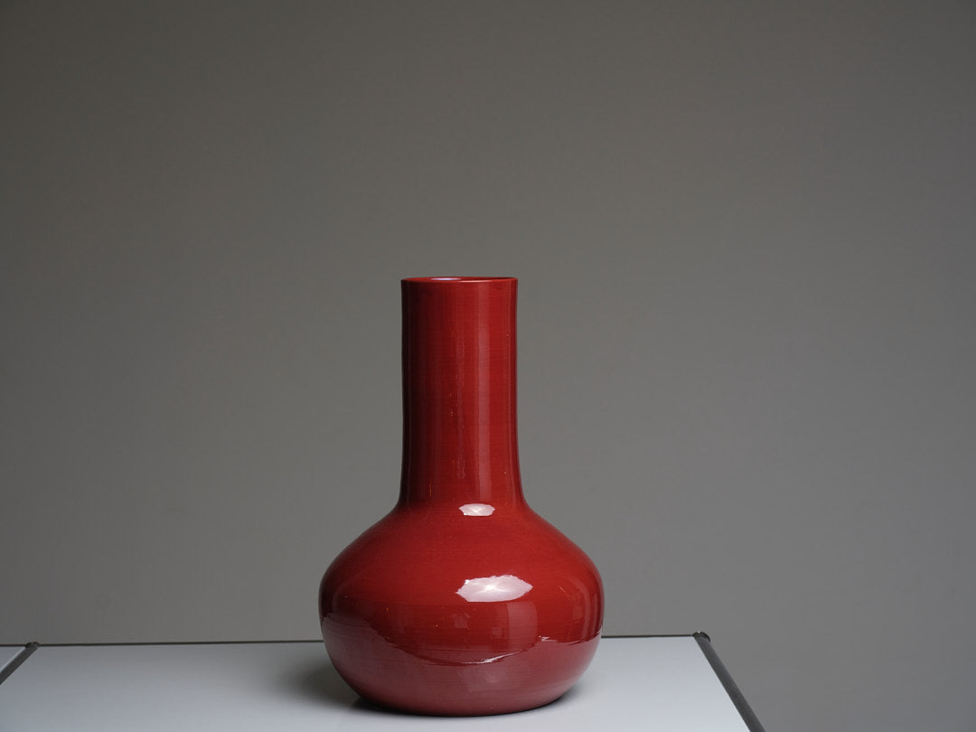 GRAND VASE EN CÉRAMIQUE ROUGE, ROBERT PICAULT, 1960s