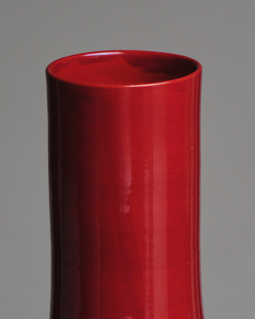 GRAND VASE EN CÉRAMIQUE ROUGE, ROBERT PICAULT, 1960s
