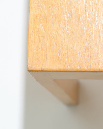 SET DE 6 CHAISES EMPILABLES EN BOIS, 1950s