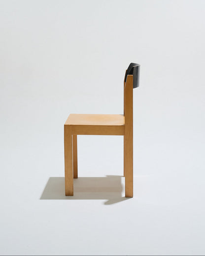 CHAISE EMPILABLE EN BOIS, 1950s