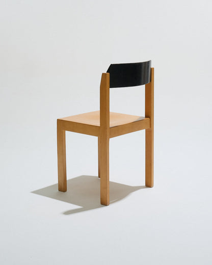 CHAISE EMPILABLE EN BOIS, 1950s