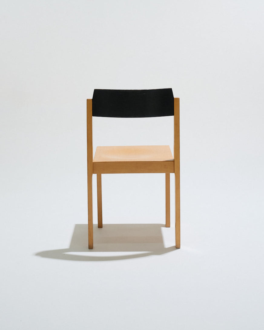 CHAISE EMPILABLE EN BOIS, 1950s