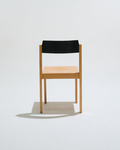 CHAISE EMPILABLE EN BOIS, 1950s