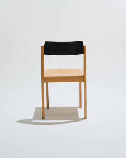 SET DE 4 CHAISES EMPILABLES EN BOIS, 1950s