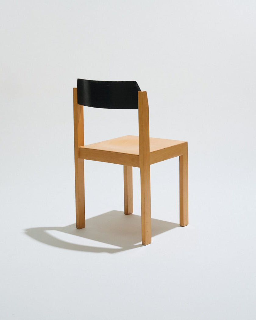 CHAISE EMPILABLE EN BOIS, 1950s