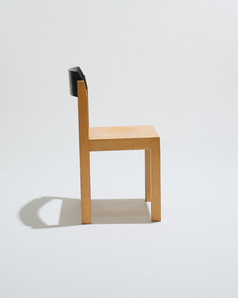 CHAISE EMPILABLE EN BOIS, 1950s