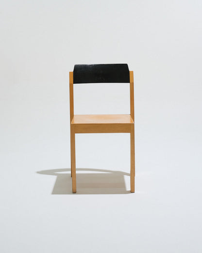 SET DE 4 CHAISES EMPILABLES EN BOIS, 1950s