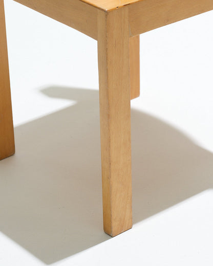 SET DE 4 CHAISES EMPILABLES EN BOIS, 1950s