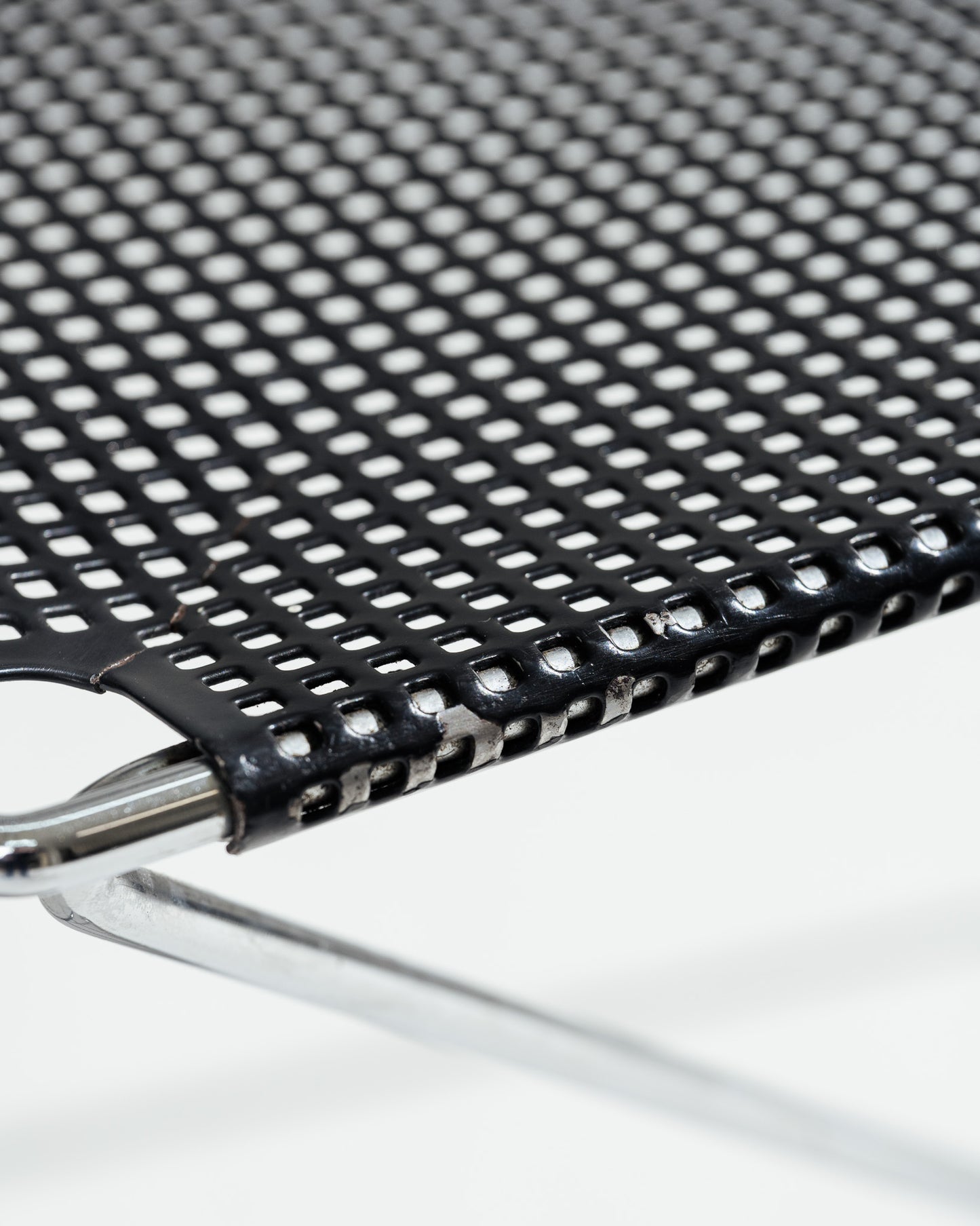 CHAISE EN MÉTAL 'X-LINE', NIELS JORGEN HAUGESEN, 1970s