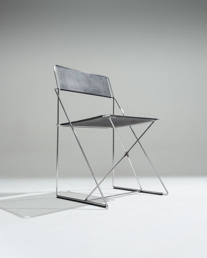 PAIR OF 'X-LINE' CHAIRS, NIELS JORGEN HAUGESEN, 1970s