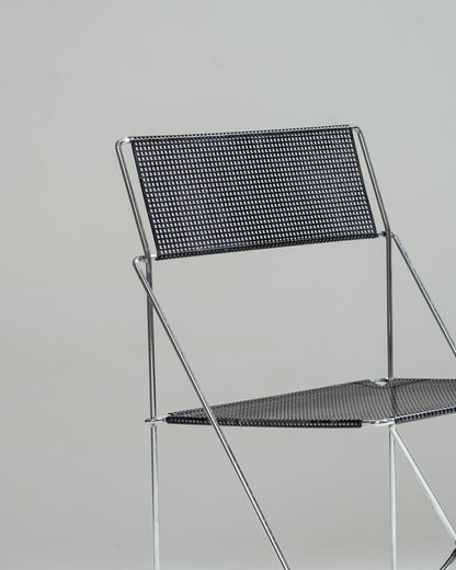 PAIR OF 'X-LINE' CHAIRS, NIELS JORGEN HAUGESEN, 1970s