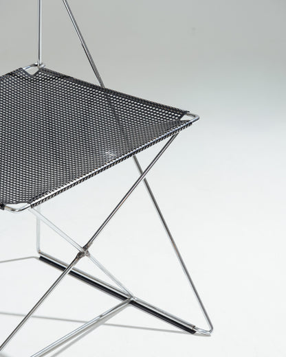 PAIR OF 'X-LINE' CHAIRS, NIELS JORGEN HAUGESEN, 1970s