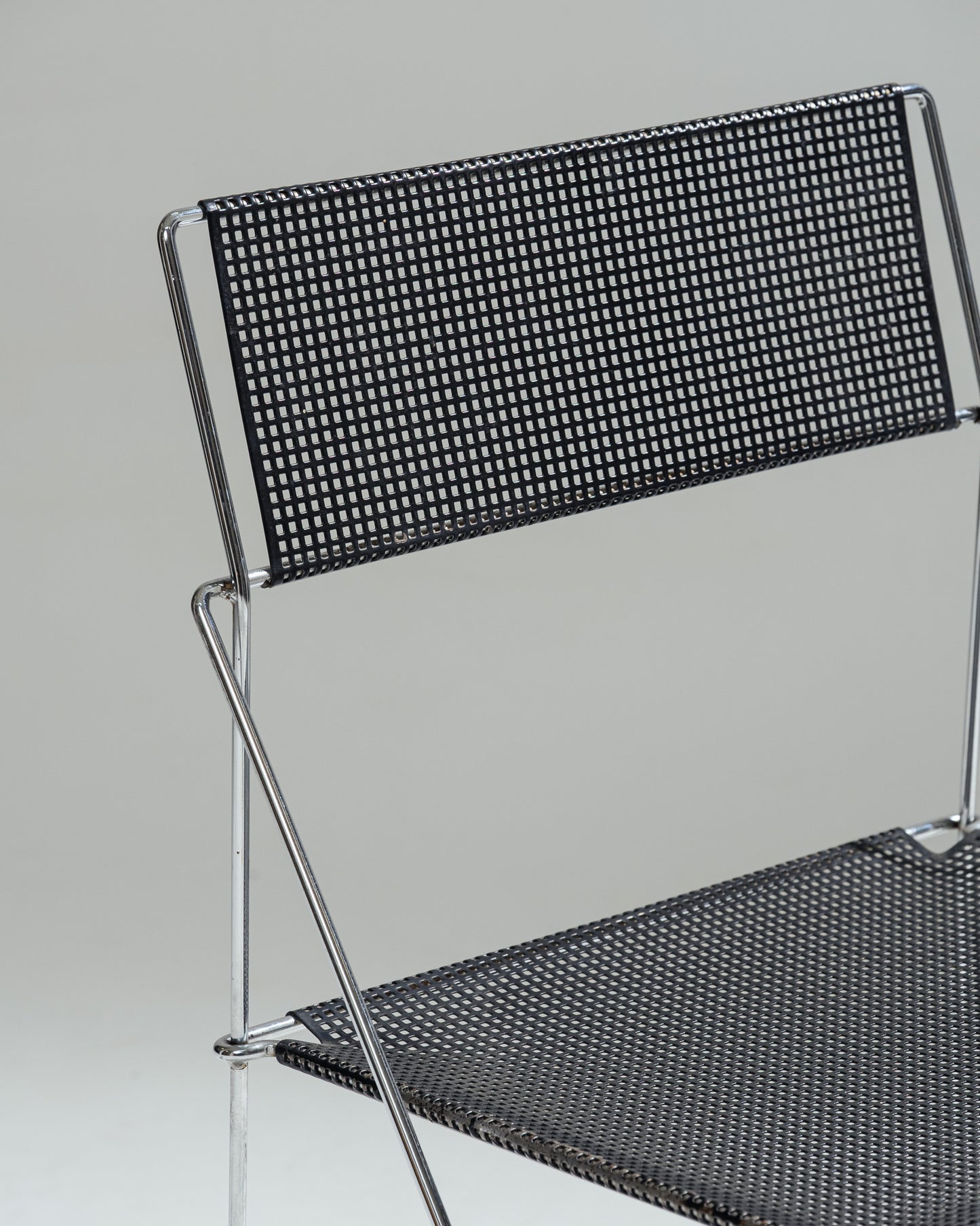 PAIR OF 'X-LINE' CHAIRS, NIELS JORGEN HAUGESEN, 1970s