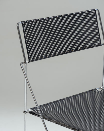 PAIR OF 'X-LINE' CHAIRS, NIELS JORGEN HAUGESEN, 1970s