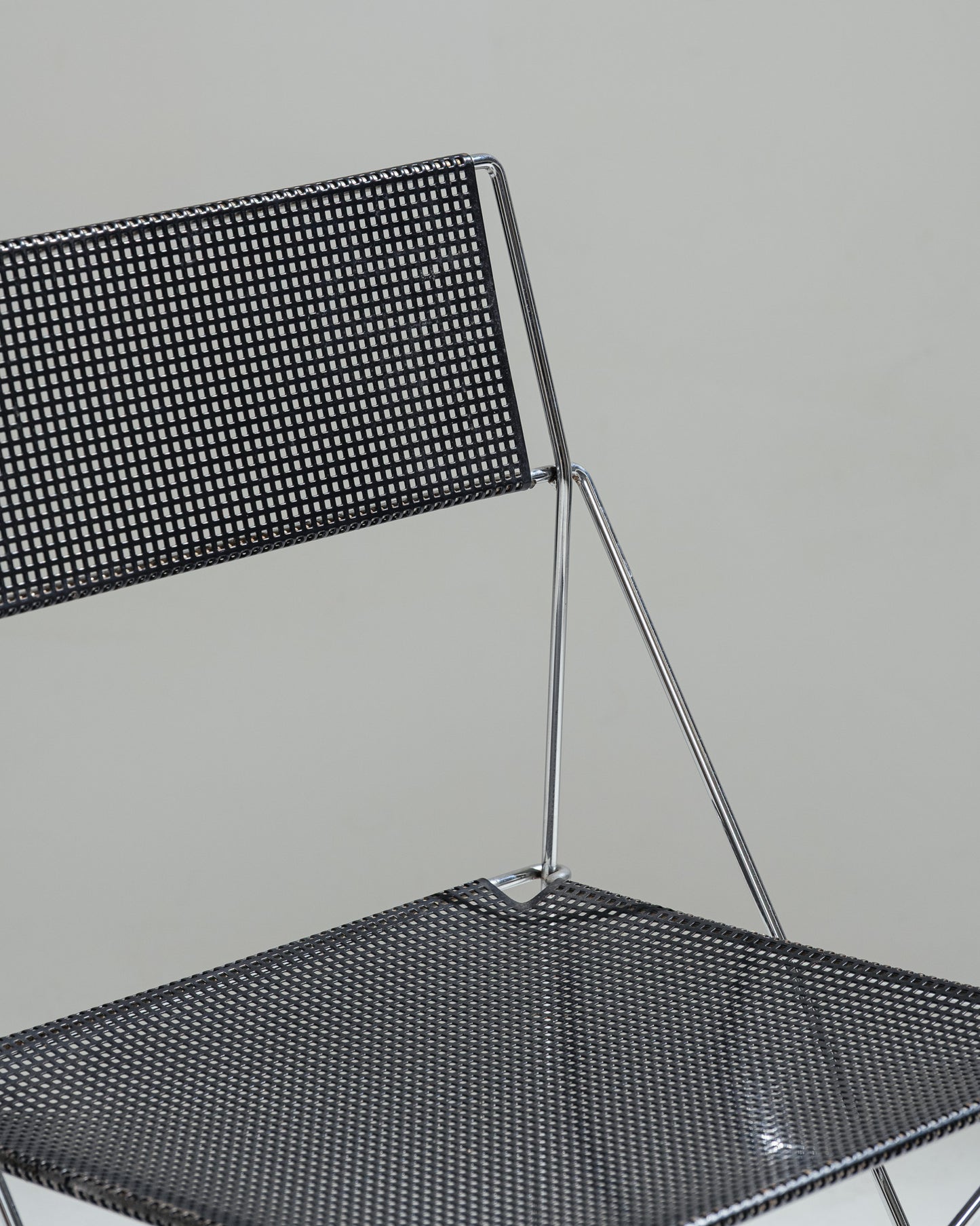CHAISE EN MÉTAL 'X-LINE', NIELS JORGEN HAUGESEN, 1970s