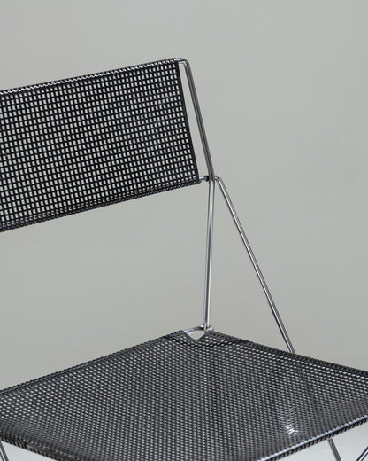 CHAISE EN MÉTAL 'X-LINE', NIELS JORGEN HAUGESEN, 1970s