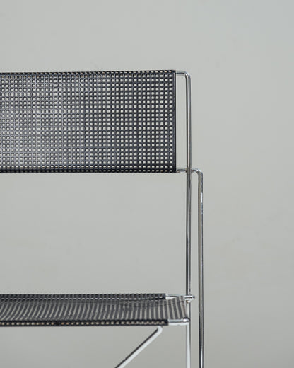 CHAISE EN MÉTAL 'X-LINE', NIELS JORGEN HAUGESEN, 1970s
