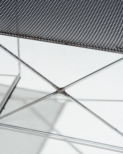 CHAISE EN MÉTAL 'X-LINE', NIELS JORGEN HAUGESEN, 1970s