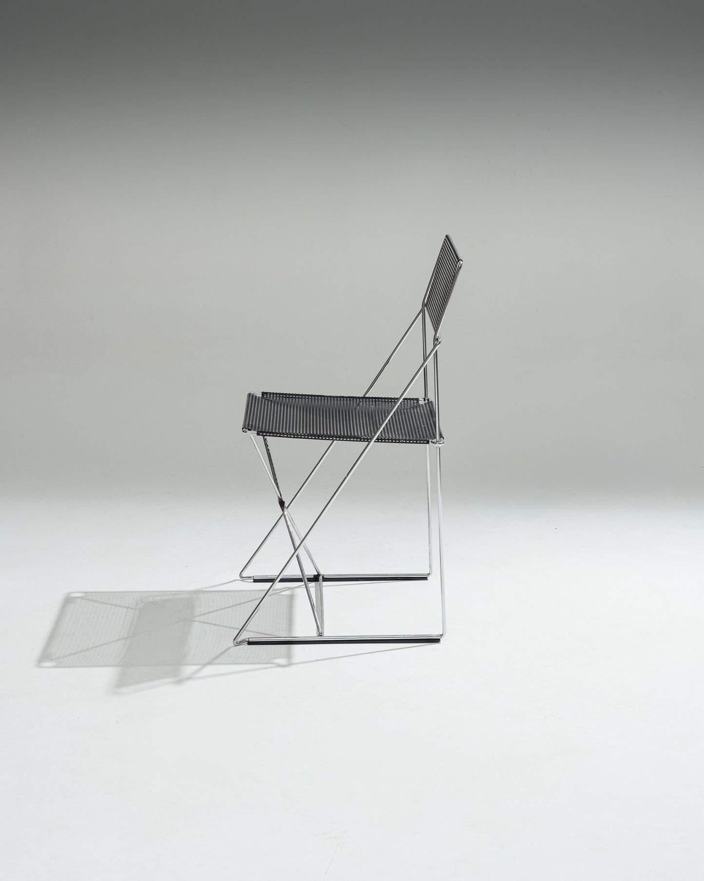 CHAISE EN MÉTAL 'X-LINE', NIELS JORGEN HAUGESEN, 1970s