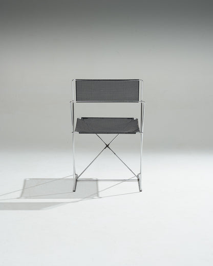 PAIR OF 'X-LINE' CHAIRS, NIELS JORGEN HAUGESEN, 1970s