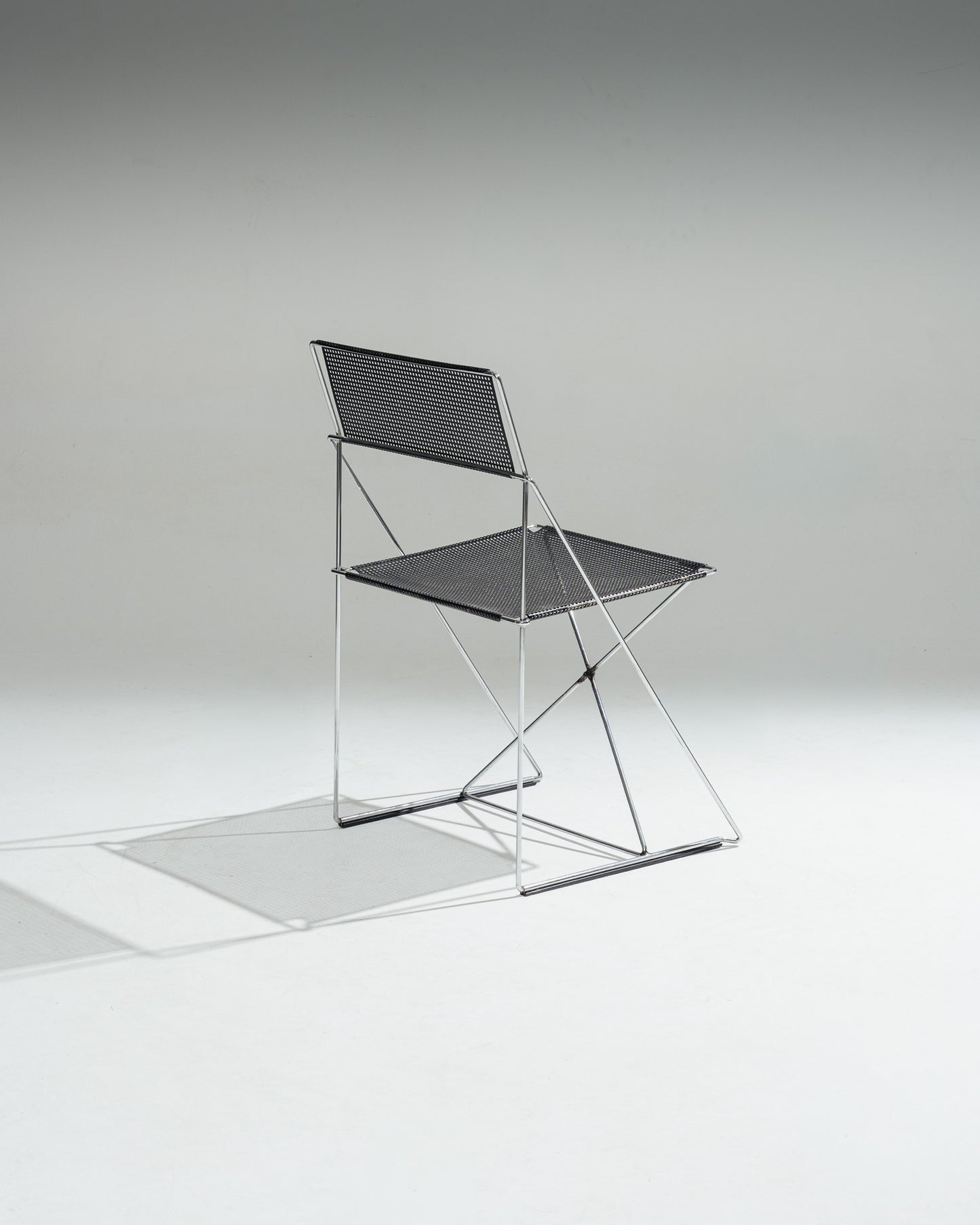 CHAISE EN MÉTAL 'X-LINE', NIELS JORGEN HAUGESEN, 1970s