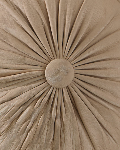 DAYBED EN CUIR BEIGE ET TRAVERTIN, 1980s