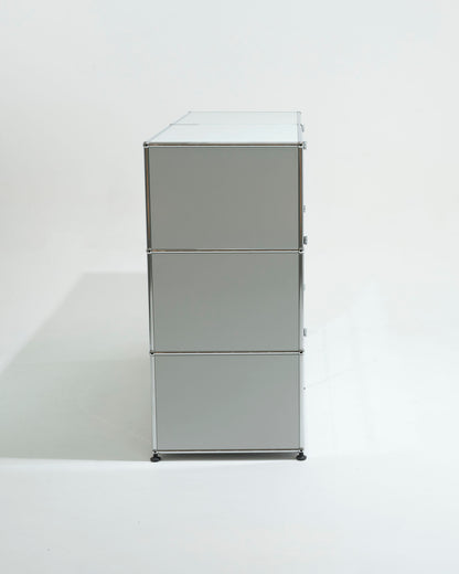 USM Haller metal storage unit, 6 modules, 2000s