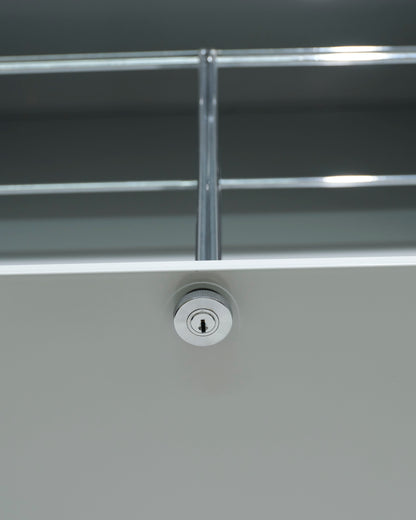 USM Haller metal storage unit, 6 modules, 2000s