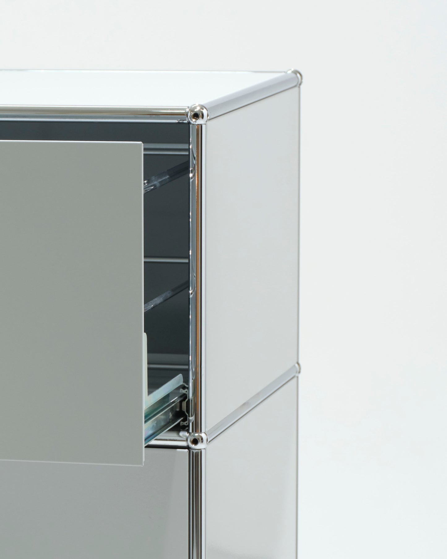 USM Haller metal storage unit, 6 modules, 2000s