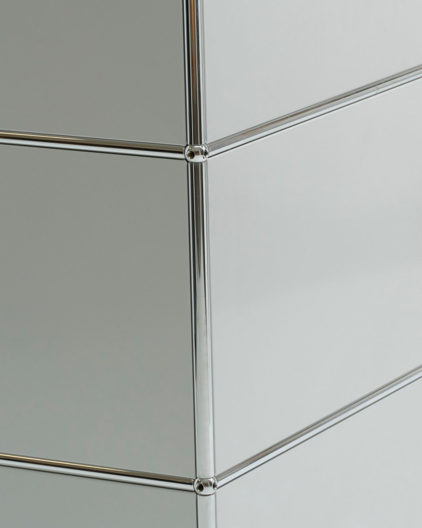 USM Haller metal storage unit, 6 modules, 2000s