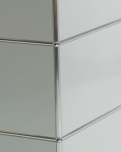 USM Haller metal storage unit, 6 modules, 2000s