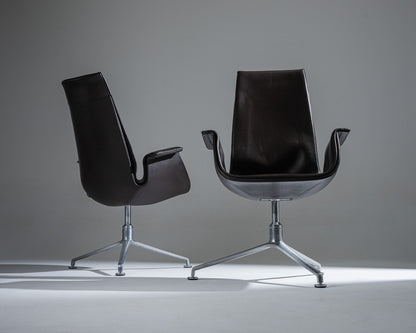PAIRE DE FAUTEUILS FK 6725, FABRICIUS & KASTHOLMON, 1960s