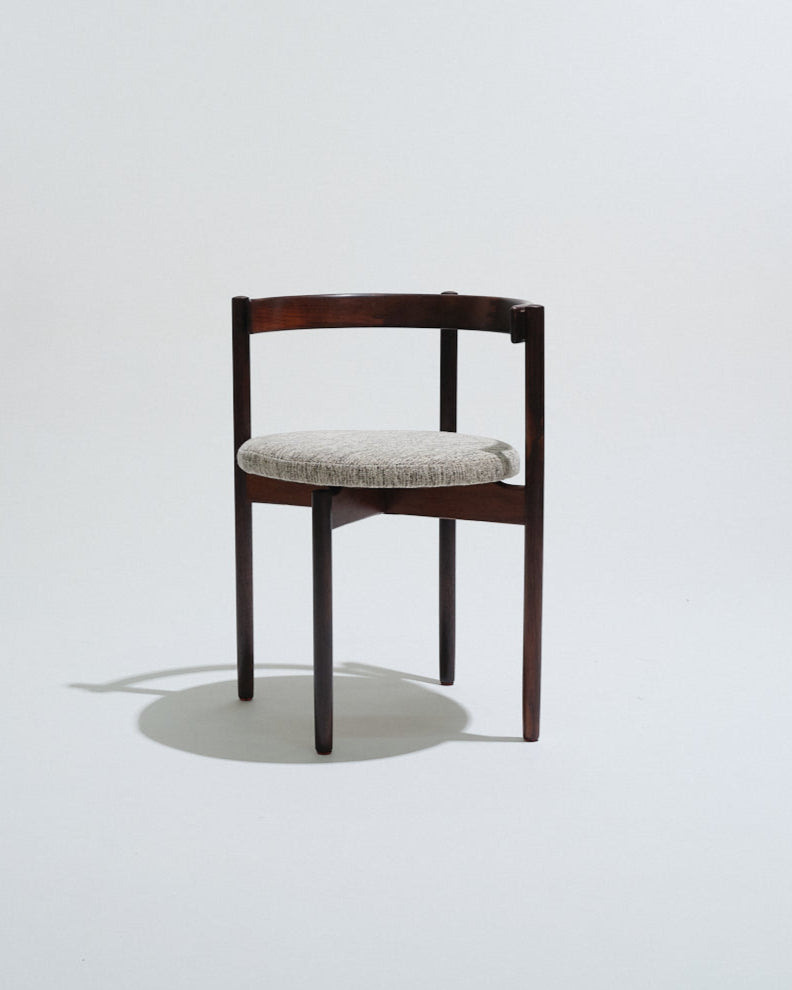 PAIRE DE CHAISES EN PALLISANDRE, HUGO FRANDSEN, 1970s