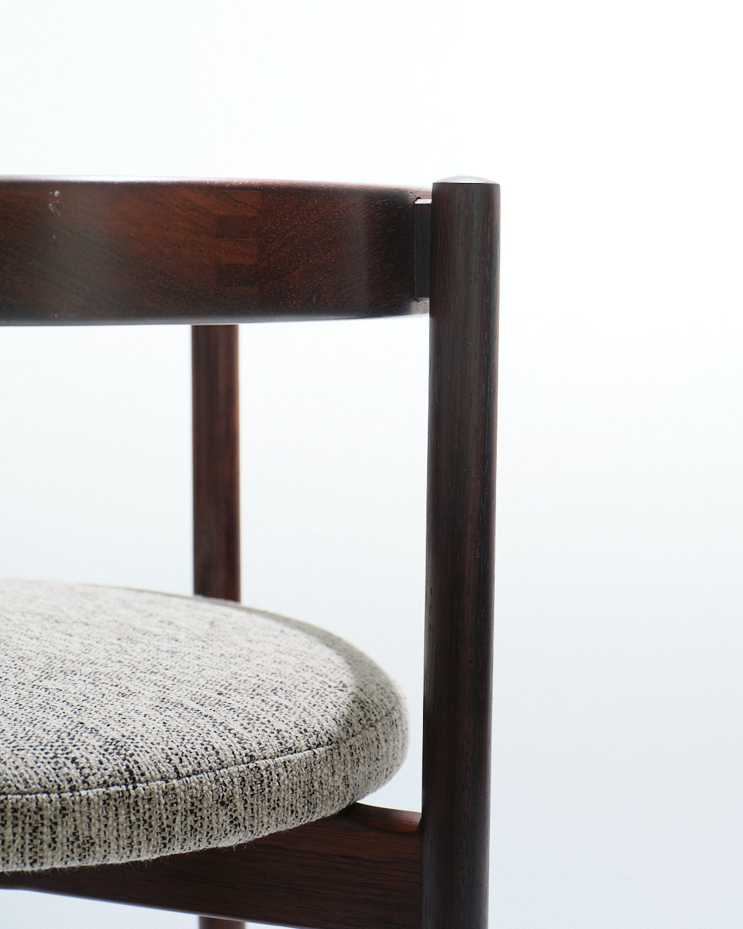 PAIRE DE CHAISES EN PALLISANDRE, HUGO FRANDSEN, 1970s