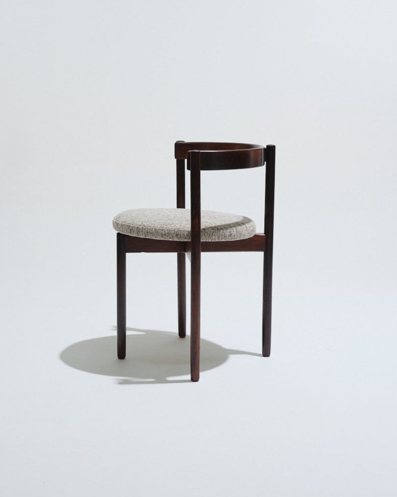 PAIRE DE CHAISES EN PALLISANDRE, HUGO FRANDSEN, 1970s