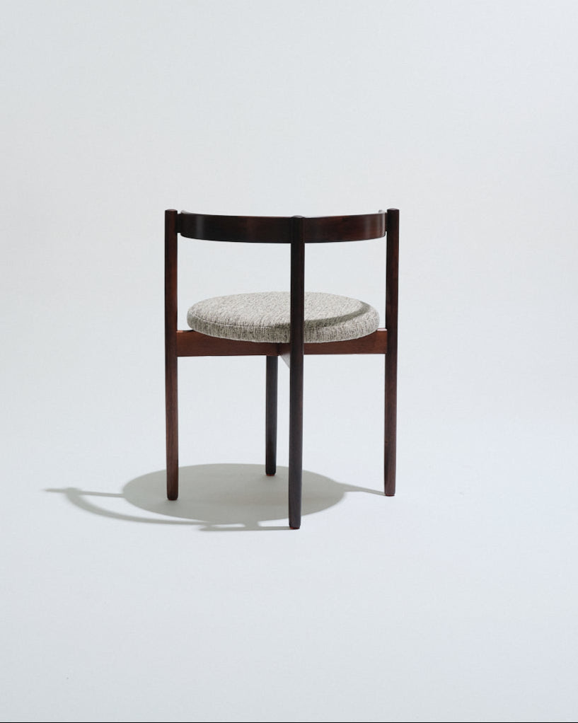 PAIRE DE CHAISES EN PALLISANDRE, HUGO FRANDSEN, 1970s