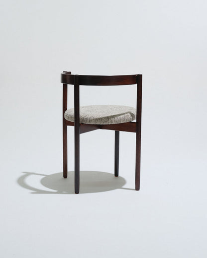 PAIRE DE CHAISES EN PALLISANDRE, HUGO FRANDSEN, 1970s