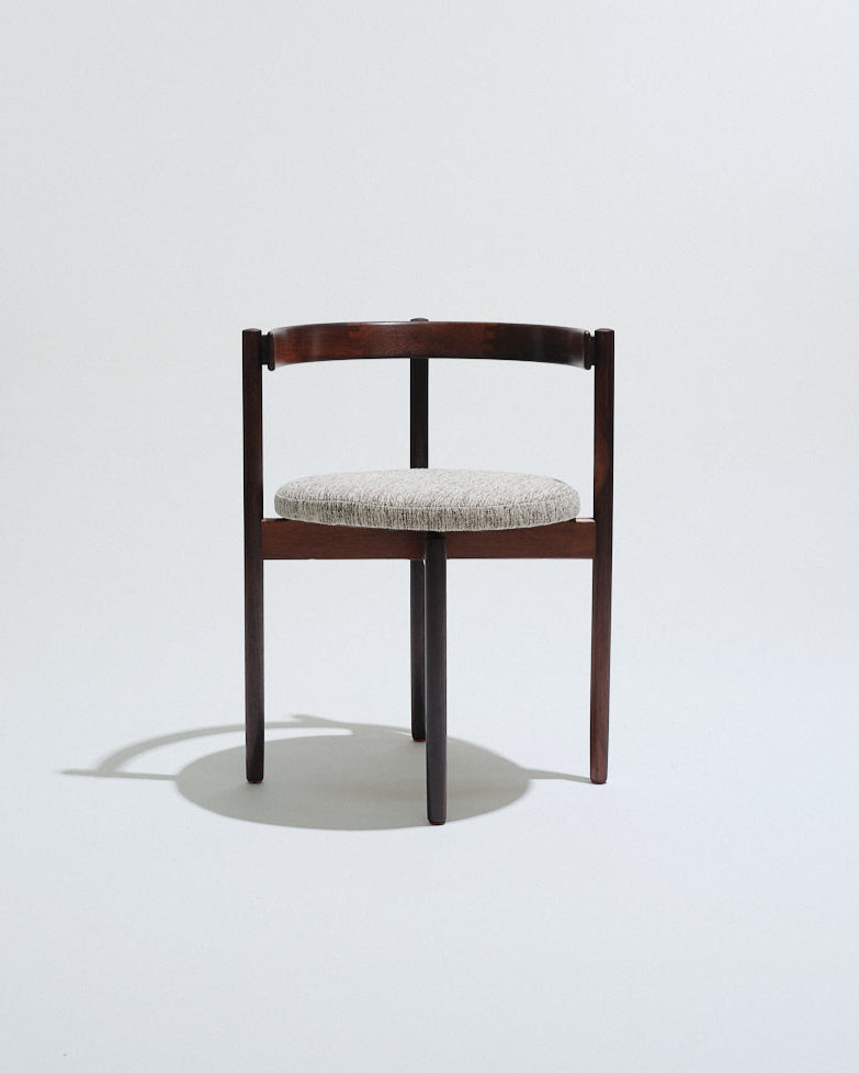 PAIRE DE CHAISES EN PALLISANDRE, HUGO FRANDSEN, 1970s