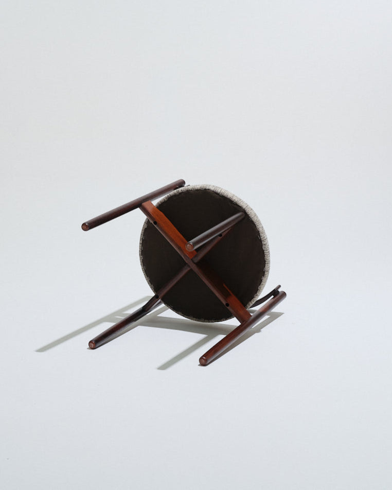 PAIRE DE CHAISES EN PALLISANDRE, HUGO FRANDSEN, 1970s