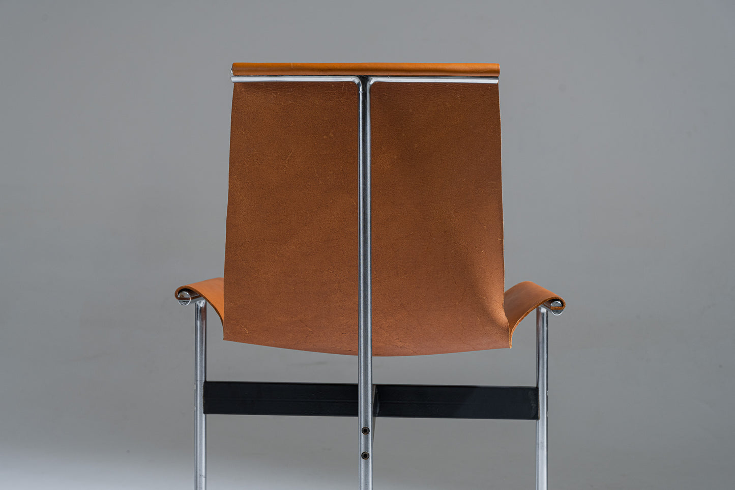 3LC CHAIR IN LEATHER AND METAL, LITTELL &amp; KATAVOLOS, 1960s