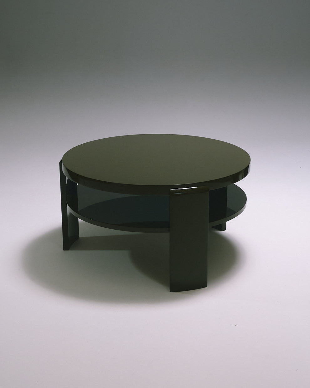 TABLE BASSE SPINA BOIS LAQUÉ VERT