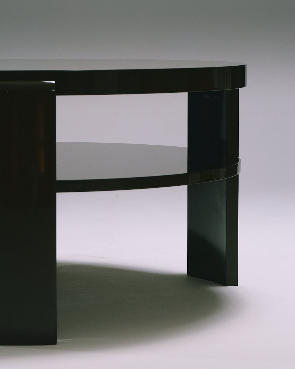 TABLE BASSE SPINA BOIS LAQUÉ VERT