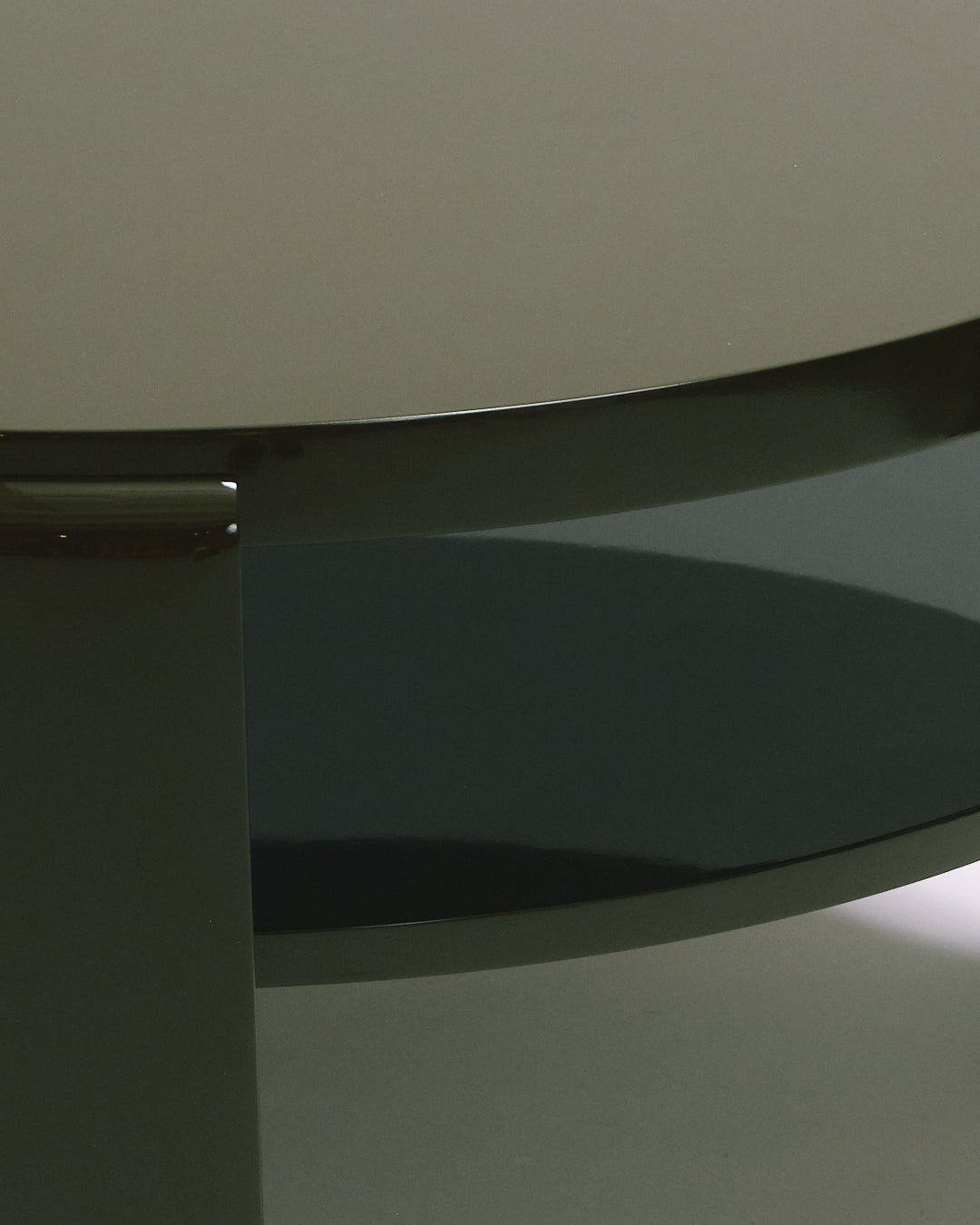 TABLE BASSE SPINA BOIS LAQUÉ VERT