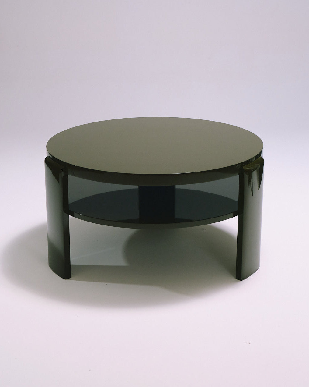 TABLE BASSE SPINA BOIS LAQUÉ VERT